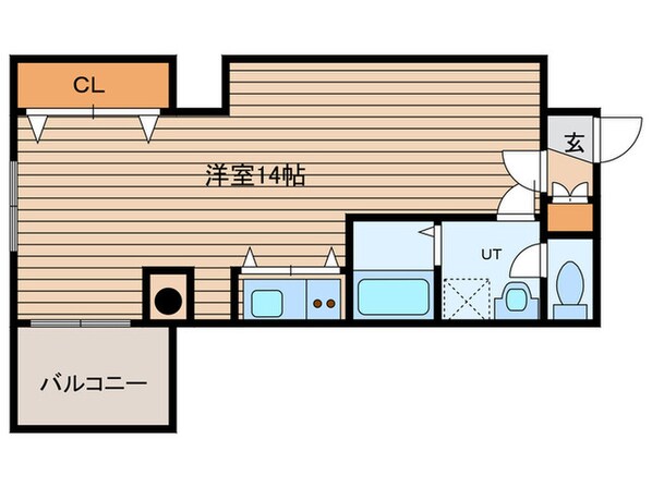 ノースソレイユ北札幌の物件間取画像